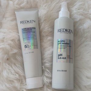 Redken Acidic PH Sealer 8.5oz and REDKEN acid perfecting concentrate leave in